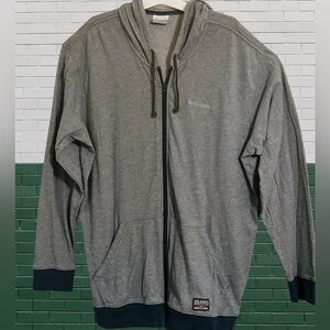 Columbia Men's Gray Alpine Zip Up Thistle Hoodie